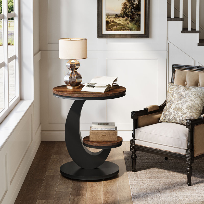 End Table, Rustic Brown