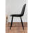 Lenworth Modern Black Metal and Glass Dining Table Set with 4 Luxury Faux Leather Dining Chairs-1601226684