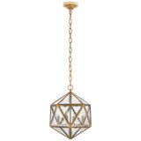 Chapman & Myers Zeno Medium 18 Facet Hedron Lantern
