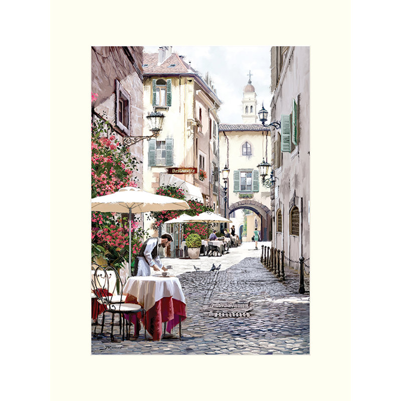 Cobbled Street by Richard Macneil - No Frame Print, 80cm H x 60cm W x 0.01cm D