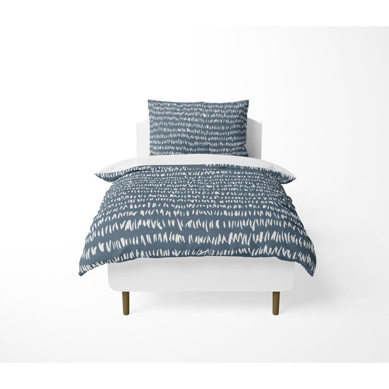 Crop Row Comforter Set, Blue