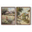 «Vintage Landscape LXIV», impression giclée sur cadre - ensemble de 2-973255418-973255412