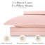Ensemble de housse de couette en lin rose pastel Southshore Fine Linens-1944171968-1947770596