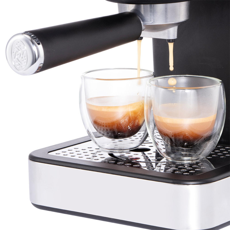 Russell Hobbs Distinctions Espresso Machine 15 Bar Pressure with Steam Wand, Black