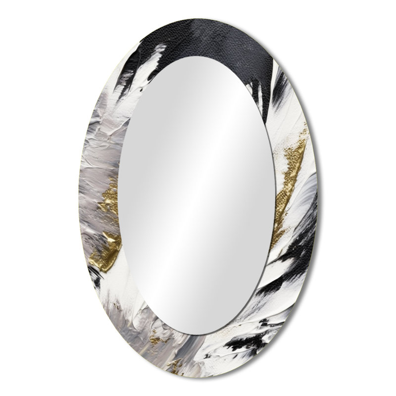 Miroir mural ovale Wild Wave, 36 po x 24 po