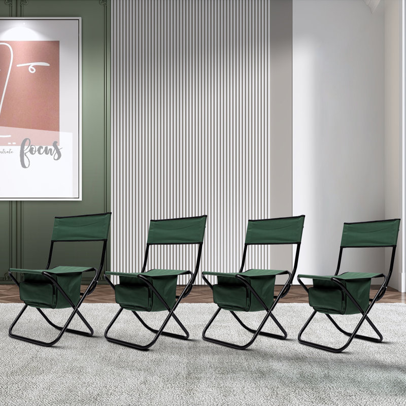 Chaise de camping Nihitha, Vert