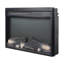 Foyer électrique encastré, 58 cm (23 pouces), chauffage ultramince, flamme réaliste, bûches, télécommande, minuterie, protection contre la surchauffe, certification UL, puissance de 1400 W, 5000 coups par heure, 11 réglages de température.