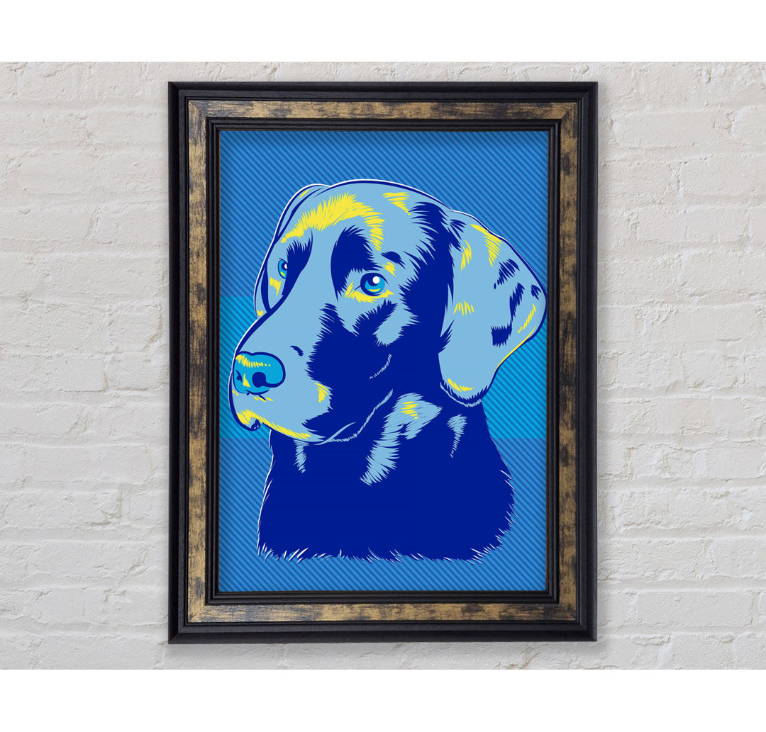 Pop Art Labrador Hund - Druck