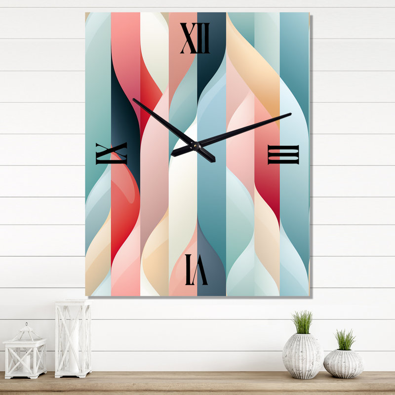 Jalonni - Très grandes horloges murales modernes, H 32 po x l 14 po x P 1 po
