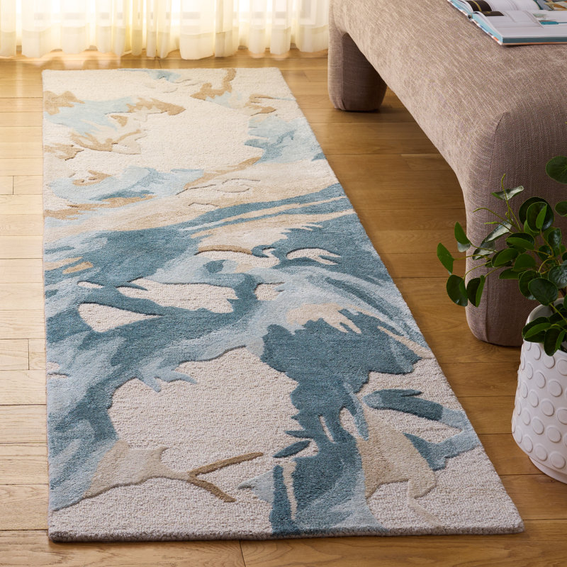 Fifth Avenue 501 Hand Tufted Performance Abstract Rug, Runner 2'3" x 8'