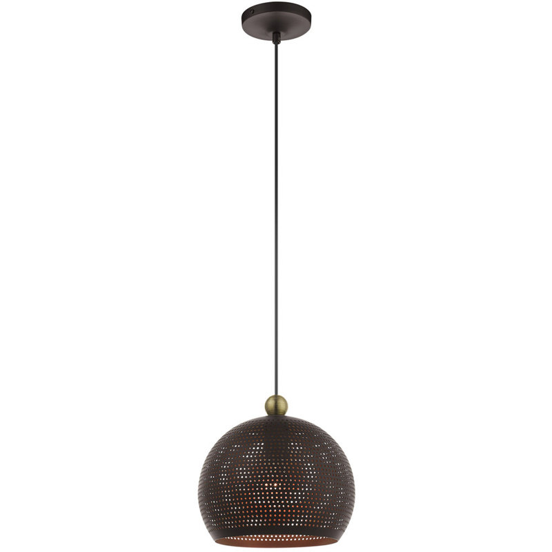 Luminaire suspendu sphère 1 lumière