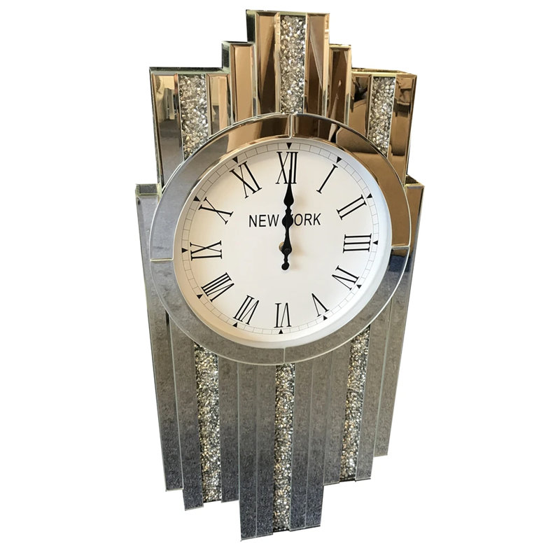Larissa Glass Wall Clock