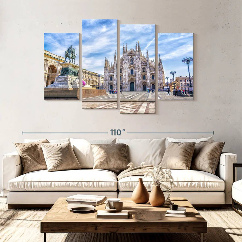 Nicci, la cathédrale de Milan, H 54 po x l 84 po