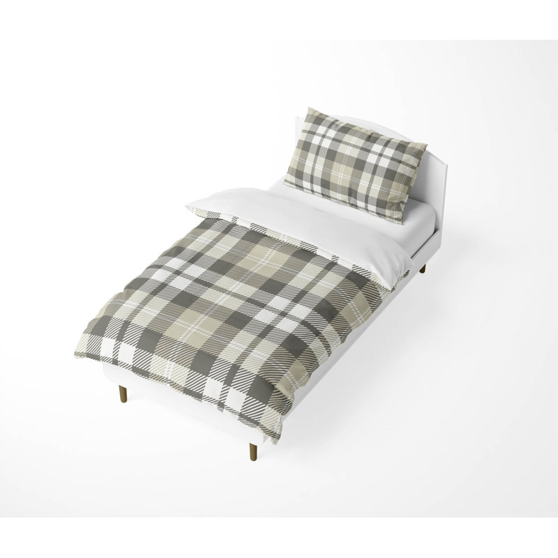 Gen Plaid Decorative Lightweight Comforter Set