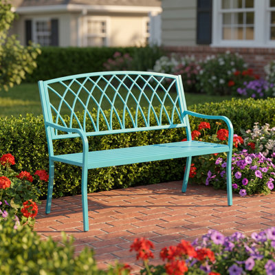 Banc de jardin en aluminium