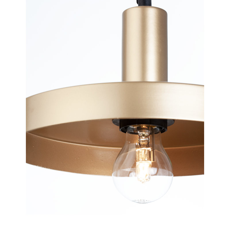 1 - Light Single Pendant, Gold