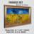 Wheatfield with crowsThe by Vicent Van Gogh The World Classic Art Reproductions,Framed Art for HomeDecor,Image Size:30x16 inches Luxurious Gold Embossing Framed Size:34.5x20.5 inchs