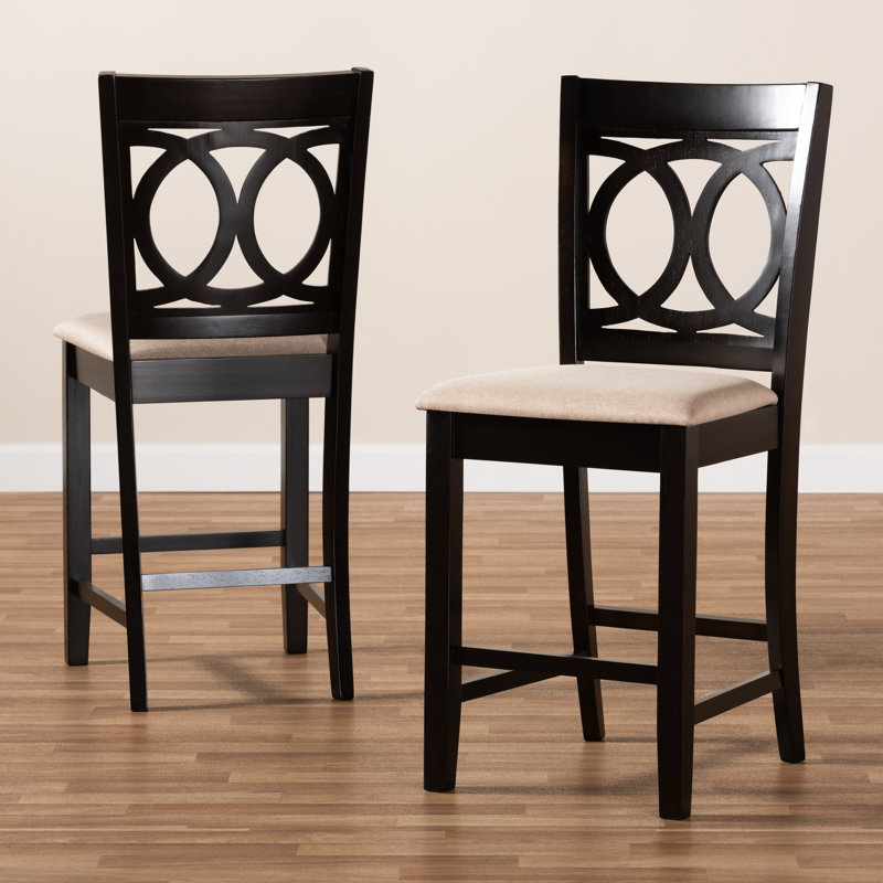 Bothell Solid Wood Counter Stool, Sand