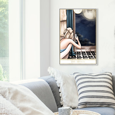 Babin " Bath And Laundry The Moon, Glam Blue " by Oliver Gal