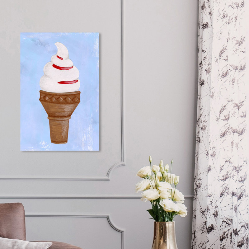 Art sur toile vanille crème Eason, H 15 po x l 10 po x P 1,5 po
