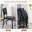 Ailse Upholstered Folding Dining Room Chairs Set Of 4, Faux Leather Parsons Dining Chairs, Kitchen Armless Side Chairs With Padded Seats-1547791775-1380187569