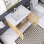 Meuble-lavabo autoportant de 30 po avec lavabo intégré en céramique blanche