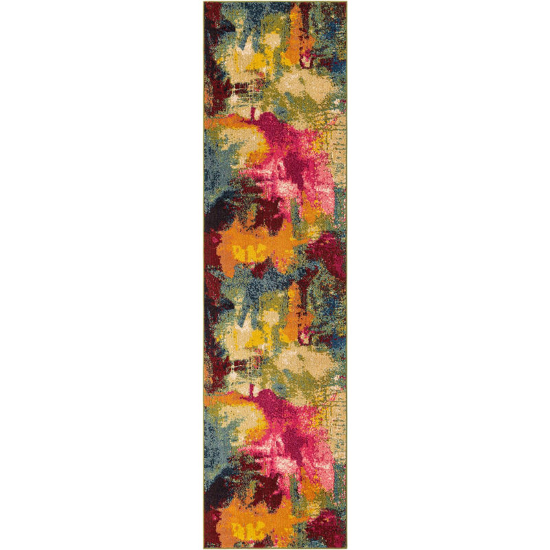 Estelle Abstract Indoor Rug, Runner  2'7" x 12'