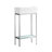 Pierre 19.5 Single, Freestanding, Open Shelf, Chrome Metal Frame Bathroom Vanity-93021124