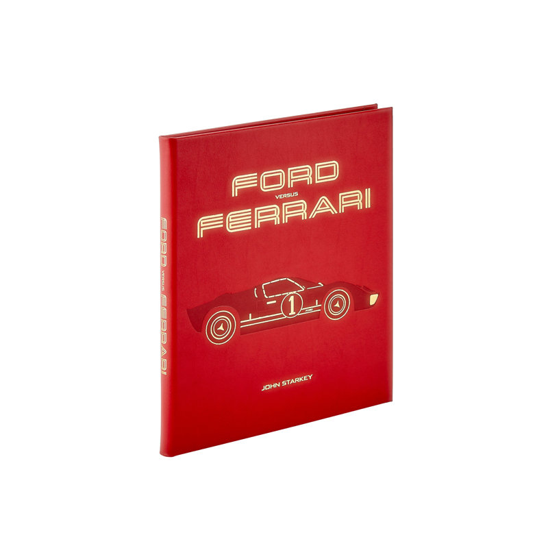 Ford Vs Ferrari Leather Bound Book