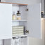 Garde-manger avec tablettes, portes
