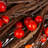 Fall Gold Dusted Berry Wreath