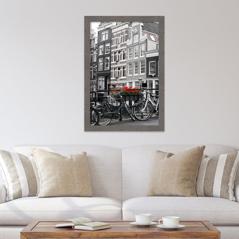 Cadre photo en bois Domonike, 24 po x 36 po