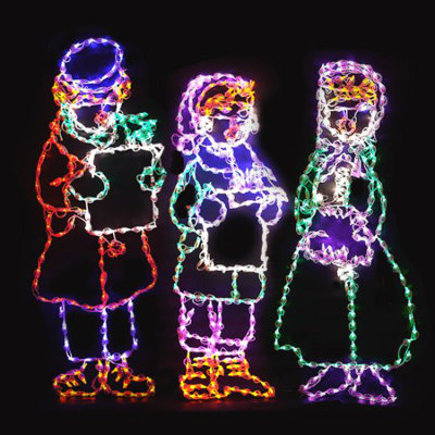 Victorian Caroler Set of 3 LED M8