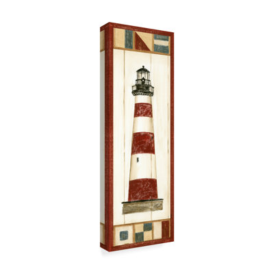 Impression sur toile tendue, "Americana Lighthouse I" par Ethan Harper
