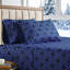 Ensemble de draps 100% flanelle de coton Blue Nile Mills Trellis-122114383-122114386