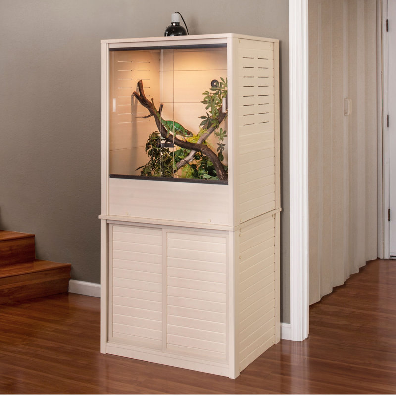 Armoire de rangement pour enclos de reptiles ECOFLEX® Madagascar, Maple