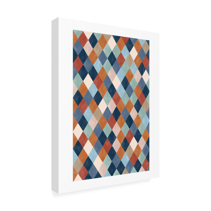 Bolog Elena Ristova Aspectratiobluerust60 Canvas Art, 14" H x 19" W