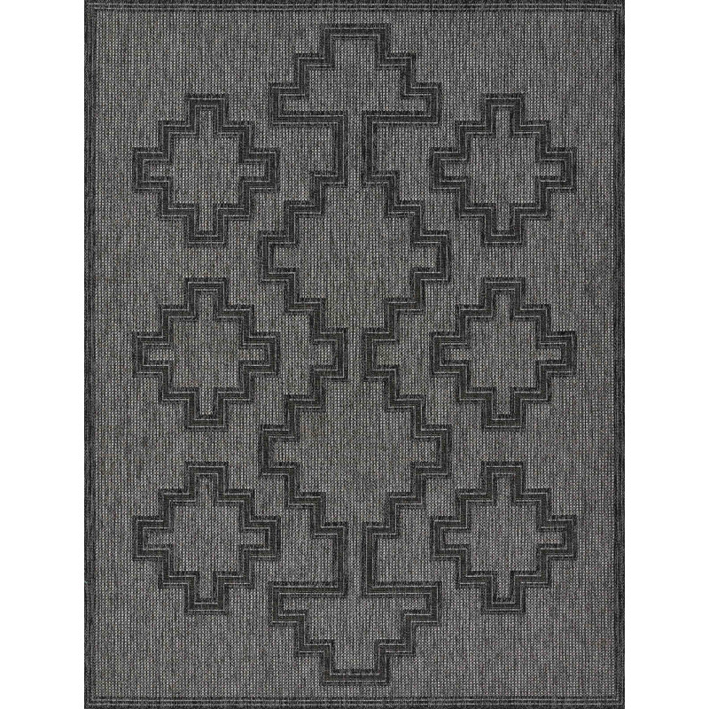 Marialba Charcoal Rug, Rectangle 5'3" x 7'
