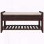 Banc de rangement polyvalent pour hall d'entrée avec siège rembourré, tiroirs et range-chaussures-129209031-129209033