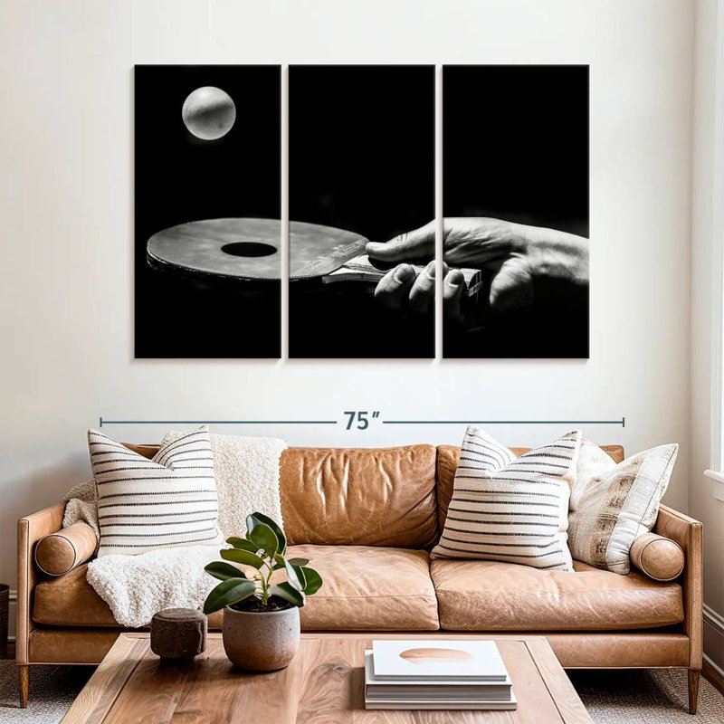 Sireci Ping Pong Practice, 42" H x 65" W