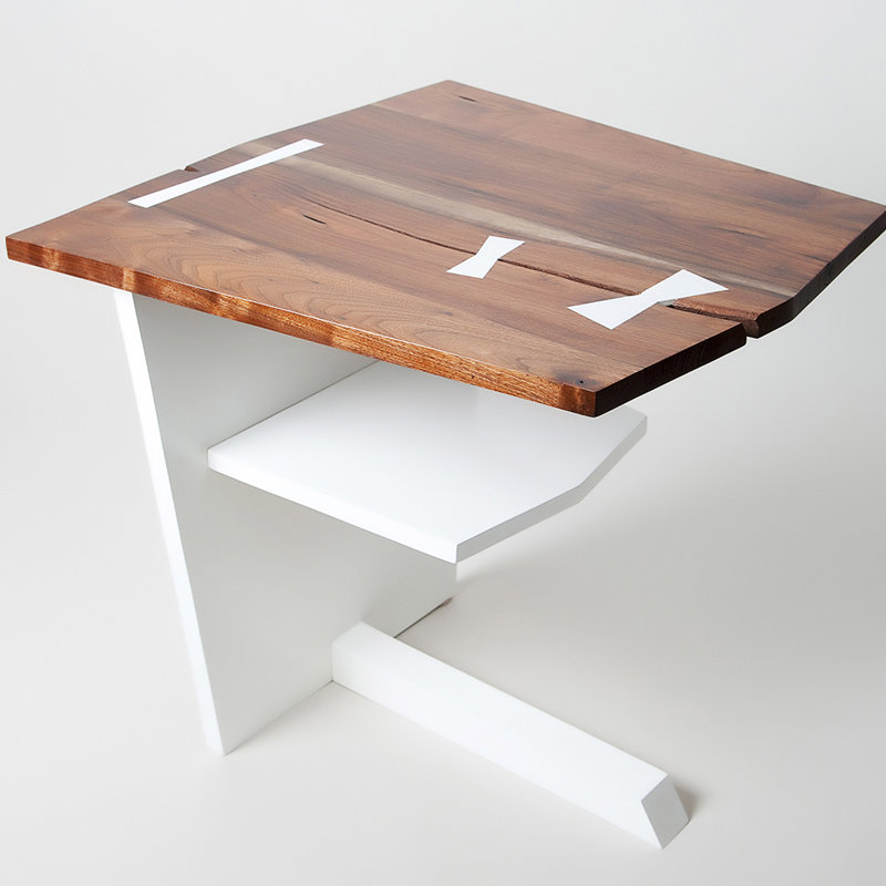 WW Solid Wood End Table