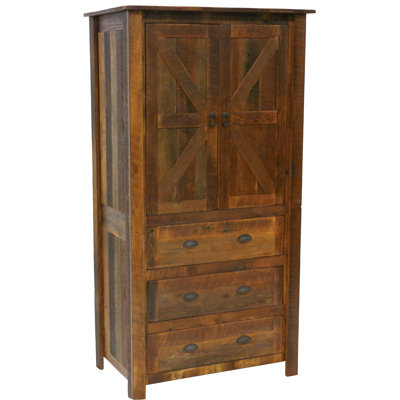 Premium Barnwood Armoire by Fireside Lodge