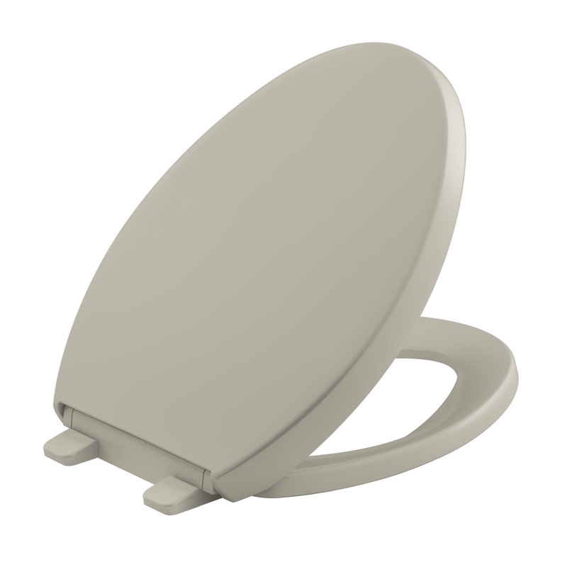 Reveal Quiet-Close with Grip-Tight Toilet Seat, Sandbar, Elongated