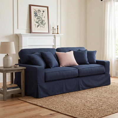 Gauvin Polyester Blend Box Cushion Sofa Slipcover