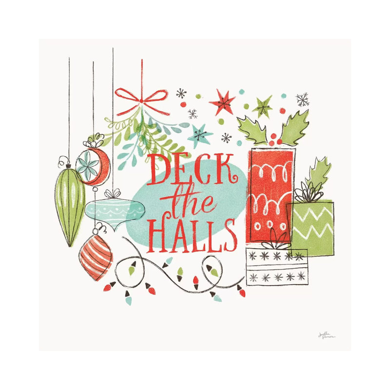 Retro Christmas III by Janelle Penner - Wrapped Canvas Print, 66.04 cm H x 66.04 cm W x 1.91 cm D