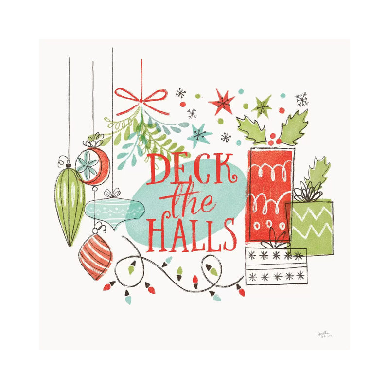 Retro Christmas III by Janelle Penner - Wrapped Canvas Print, 93.98 cm H x 93.98 cm W x 1.91 cm D