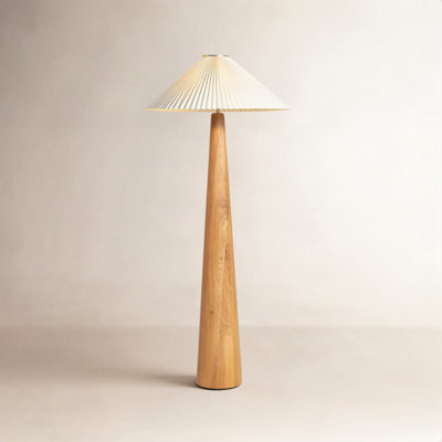 Freddy 66'' Solid Wood Floor Lamp