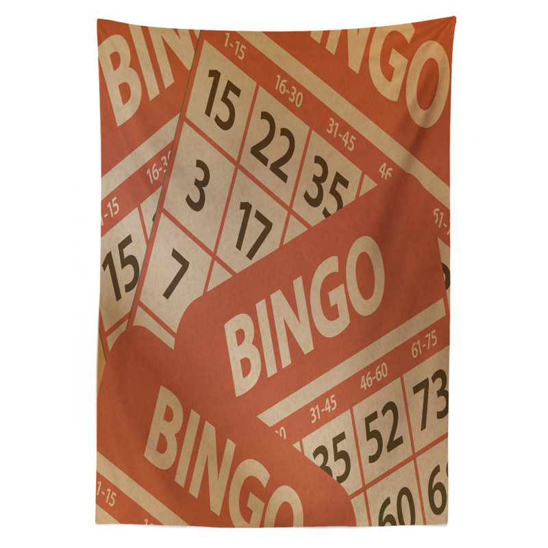 Bingo Tablecloth, 90" x 60"
