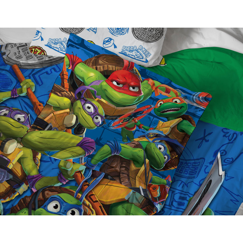 TMNT Mutant Mayhem Full Bed Set