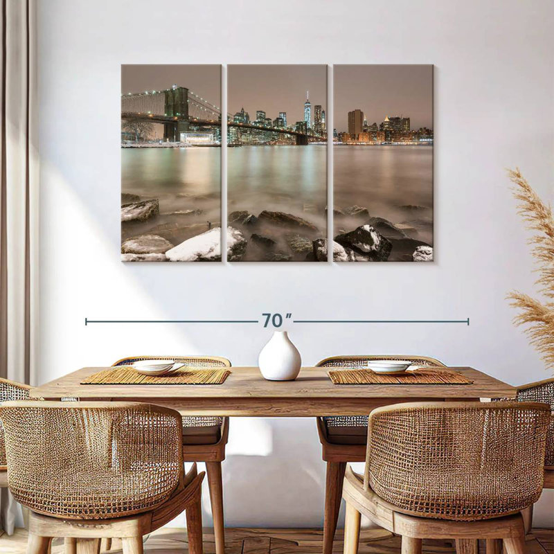 Sebbie Winter Brooklyn Bridge, 36" H x 57" W